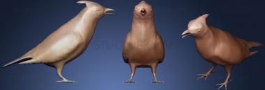 3D model Waxwing (STL)